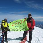 صعود  بانوی مهندس زاهدانی به قله مون بلان فرانسه