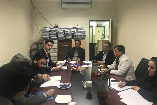 جلسه مشترک سازمان با شورای هماهنگي بیمه های استان 