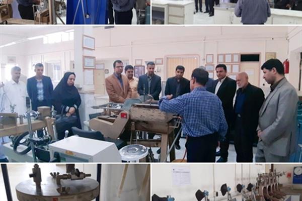 بازدید مهندسان سازمان از آزمایشگاه فنی مکانیک خاک استان